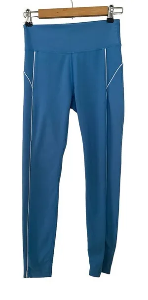 WILO blue Leggings EUC Blue Size M thumbnail 1