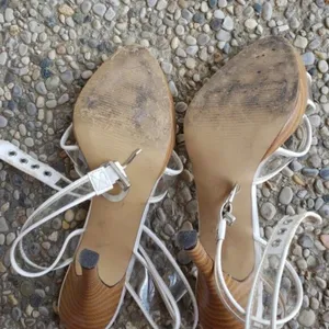 White Heels **REPAIR NEEDED** thumbnail 4