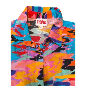 Solid & Striped Colorful Cabana Button Up Top thumbnail 2