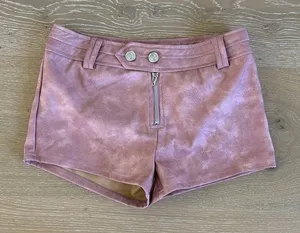 White Fox Shorts Low Rise Size XS Pink thumbnail 1