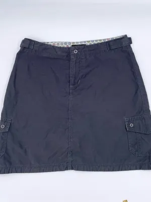 Horny Toad Cargo Skort Size 2 Dark Grey Adjustable Waist Hiking Gorpcore Y2K thumbnail 3