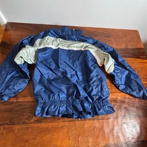 Starter Vintage Dallas Cowboys Touchdown Club Windbreaker Jacket Girls XL Blue‎ thumbnail 12