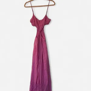 ASTR The Label Pink Sanger Cut Out Goddess Maxi Dress Size Medium Resort Wear thumbnail 3
