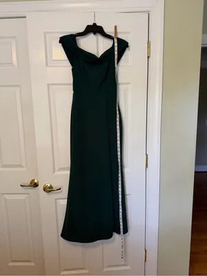 Lulus green formal gown dress XS thumbnail 10