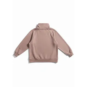 Varley‎ Atlas Sweatshirt Womens Medium Ash Rose Pink Side Zip Funnel Neck thumbnail 6