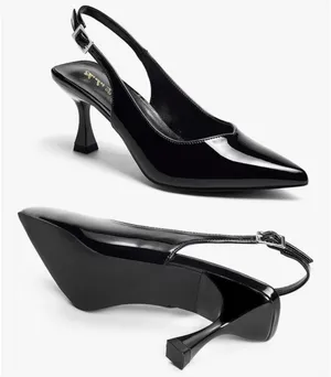 Amazon Black slingback heels thumbnail 4