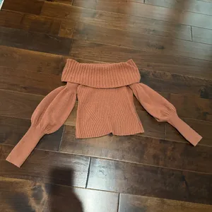 ANTHROPOLOGIE Tessa Off the Shoulder Puff Sleeve Sweater Top Size XS thumbnail 3