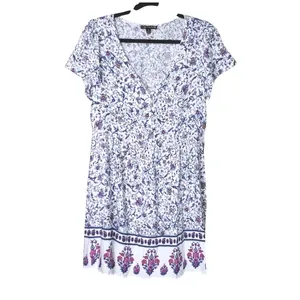 Dress Size M by City Triangles purple floral‎ knee length thumbnail 7