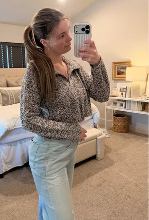 Grey Bandit Cropped Sweater thumbnail 2