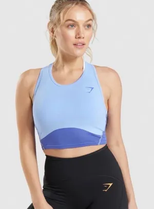 New Gymshark Pulse Crop Tank Top size small thumbnail 1