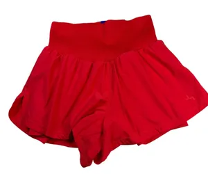 Joy Lab Shorts Women's XXS High Rise Red Elastic Waist NWT thumbnail 1