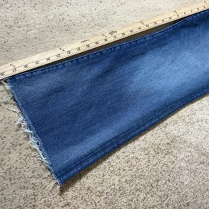 7 For All Mankind Raw Hem Wide Leg Jeans Womens 31 Blue High Rise AU115Y44A thumbnail 7