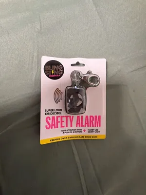 Blingsting Essentials 125 Decibel Safety Alarm with LED Light - Black Grey Camo thumbnail 2