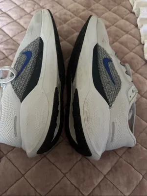 Nike Light Gray Running Sneakers with Blue Swoosh Pegasus 41 thumbnail 4
