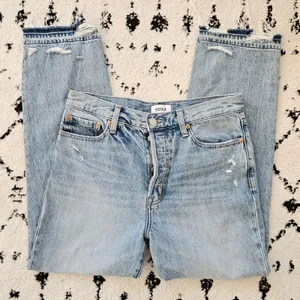 Pistola‎ Charlie High-Rise Classic Straight Distressed Jeans 28 thumbnail 3