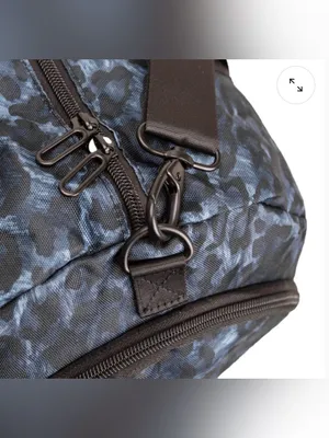 NWT Barbella Barrel Duffle Bag Blue thumbnail 8