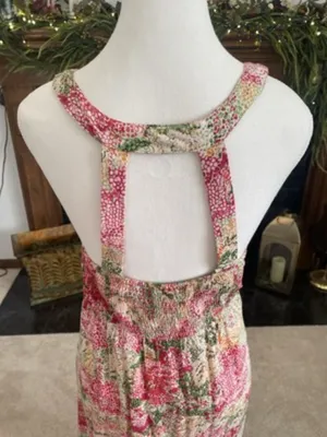 Angie High Low Dress Womens L Pink Festival‎ Brunch Resort Coastal Cruise Beach thumbnail 7