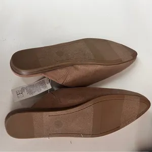 Old Navy Trendy Fall Style Low Heel Women's Faux Suede Taupe Mule Slide Sz 7 thumbnail 6