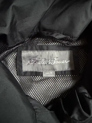 Eddie Bauer WeatherEdge Black Rain Jacket – Women’s 1X thumbnail 3