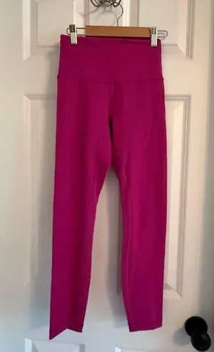 Lululemon Wunder Train Leggings in Ripened Raspberry | Size 4 thumbnail 5