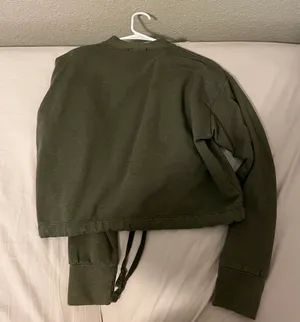 American Eagle Olive Green  Sweatshirt thumbnail 2