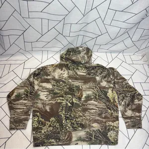 Y2K Cabelas Camo Hoodie Womens‎ Medium Green Advantage Max 1 Open Terrain Heart. thumbnail 14