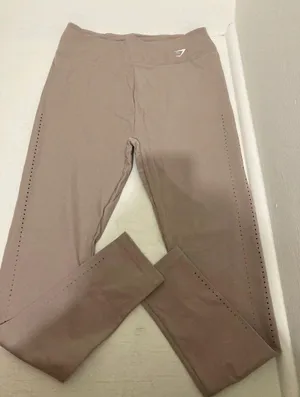 Tan Gym shark Laser Cut Leggings thumbnail 3