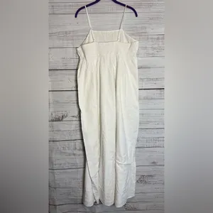 The Drop Chic White Maxi Dress with Spaghetti Straps Size XL thumbnail 2