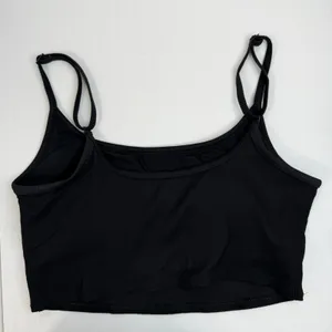 Aerie Sz L‎ Real Good Scoop Neck Ribbed Bralette Black Padded Pullover Seamless thumbnail 5