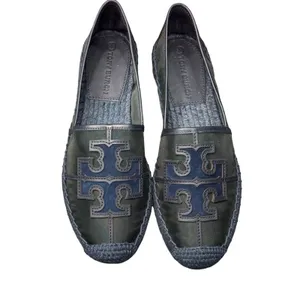 Tory Burch Ines Espadrille Loafers Women’s 6 Malachite Navy BNIB thumbnail 6