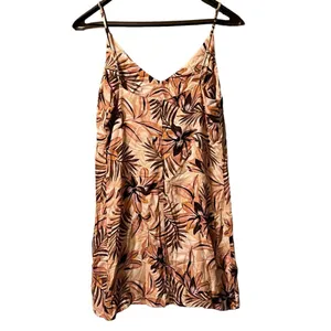 Olivaceous Midi-length Floral Print Tank Dress, Sleeveless, Size Medium‎ thumbnail 2