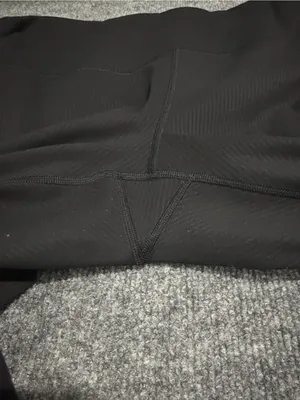 lululemon athletica Black Ribbed High-Rise Leggings thumbnail 4