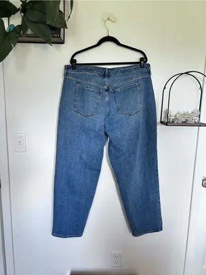 NWT Old Navy High Rise Curvy OG Loose‎ Secret Smooth Pocket Jeans Plus Size 20 thumbnail 2