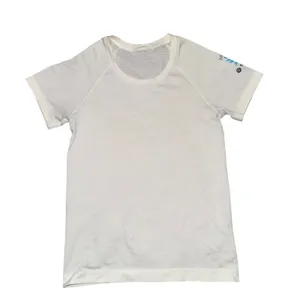 Lululemon Swiftly Tech SS 2.0 Women 4 White Atlanta 10K Tour Excellent Striped thumbnail 1