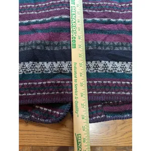 Katie Brooke Coat Wool Blend Aztec Stripe Southwestern Women Size Measured Wool thumbnail 10