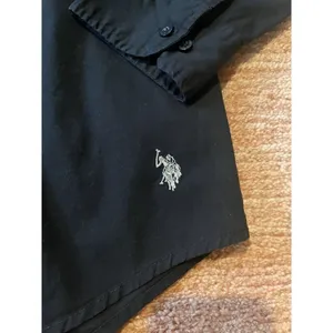U.S. Polo Assn. Women's Long Sleeve Stretch Black Cotton Pullover Shirt Size XL thumbnail 3