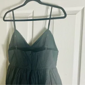 Zara Woman’s Black Spaghetti Strap mini Dress size medium thumbnail 7