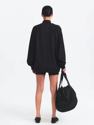 NikeSKIMS Matte Tricot OVERSIZED TRACK JACKET Size L Casual Wear Workout $118 thumbnail 3