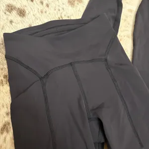 LULULEMON Power Thru High Rise Tight 25" Black Size‎ 0 thumbnail 3