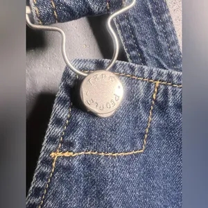 Free People Denim Raw Hem Mini Overall Skirt Size 4 thumbnail 9