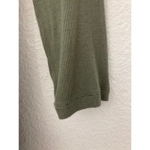 Anthropologie Saturday Sunday Copeland Earthy Minimalism Olive Green Shirt Top thumbnail 5