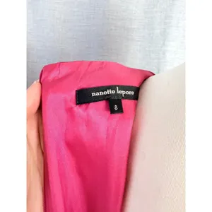 Nanette Lepore Pink Sleeveless‎ V Neck Cocktail Dress Date Night Office Siren 8 thumbnail 10
