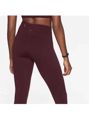 Athleta run free tight Women’s High-Waist Burgundy Leggings like new size xsp thumbnail 2