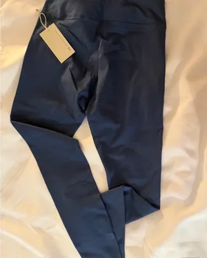 Pact Women’s Dark Blue High-Waist Leggings organic cotton thumbnail 5