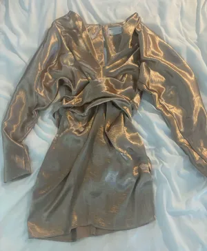 ASOS Gold Dress thumbnail 1