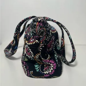 Vera Bradley Glenna Bandana Swirl Quilted Shoulder Bag Purse Tote thumbnail 6