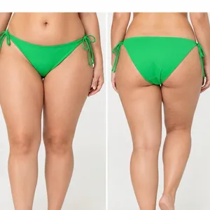Forever 21 Plus 3X Spring Green Tie Side Bikini Bottoms NWT Swimwear thumbnail 2