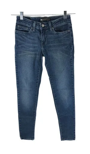Levis 535 Legging Jeans Womens Mid-Rise Skinny Fit Medium Wash Stretch Size 5M thumbnail 1