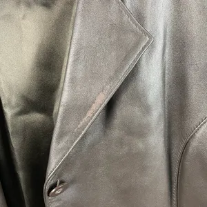 Vintage 90s Y2K Centigrade Leather Trench Coat Womens Size Medium Zip Out Lining thumbnail 9