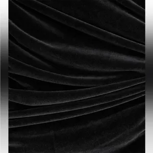 Abercrombie Long Sleeve Asymmetrical Velvet Mini Dress thumbnail 2